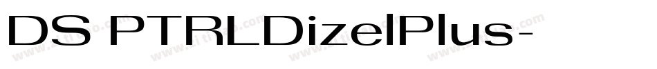 DS PTRLDizelPlus字体转换